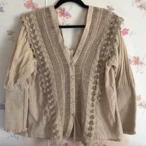 Zara basic blouse Sz S